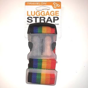 Rainbow Stripe Luggage Strap